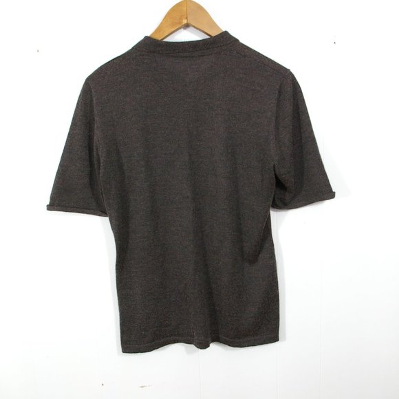 Ursula Conzen Polo Shirt Womens 2 Fitted Brown Cashmere Silk Lightweight Ladies - Picture 6 of 10